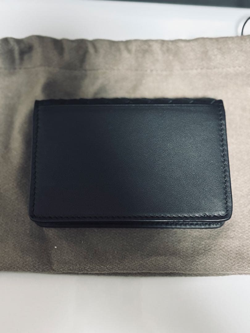 BOTTEGA VENETA イントレチャート カードケース 名刺入れ ブラック