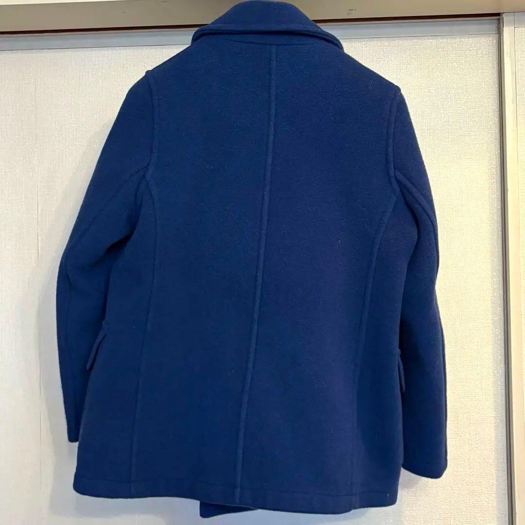 ロンドントラディション　ウール　ピーコート　ブルー　イングランド製