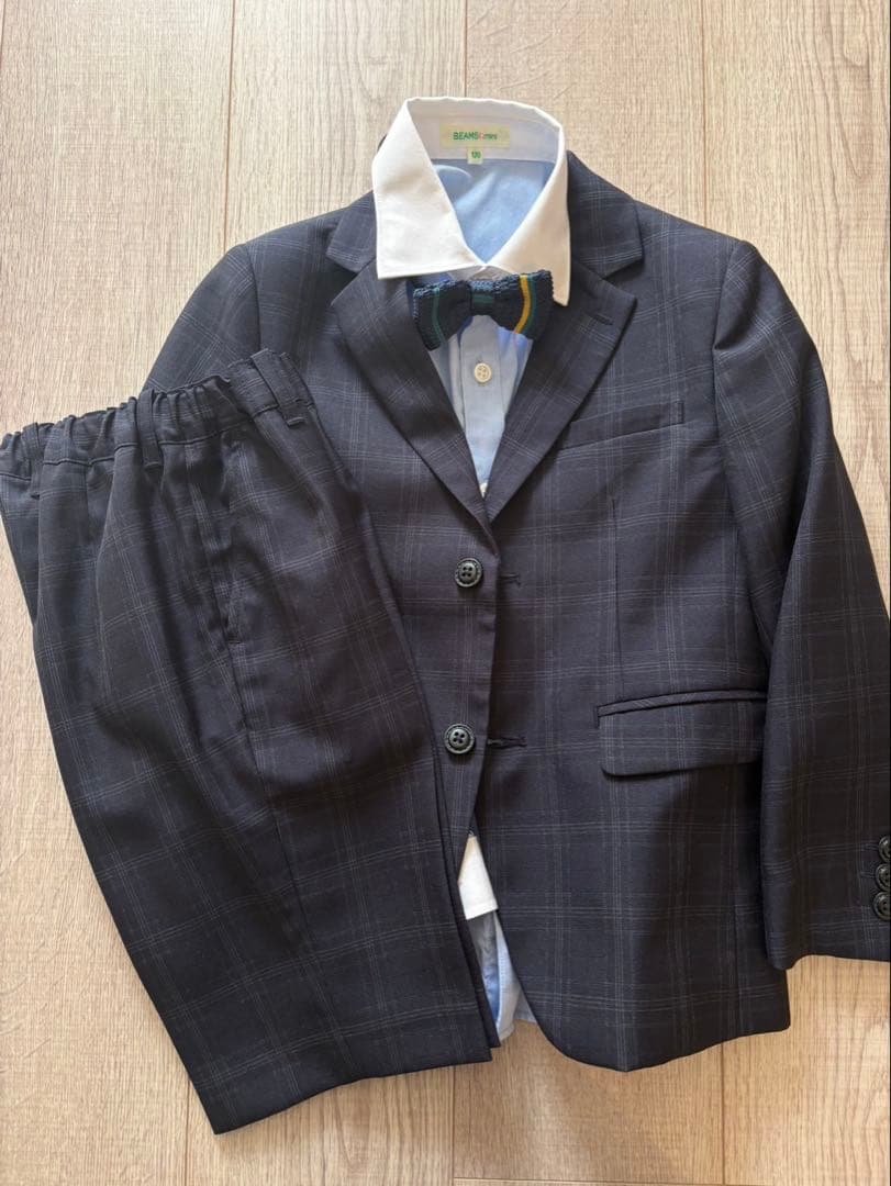 ビームスミニ120　男の子フォーマル4点セット