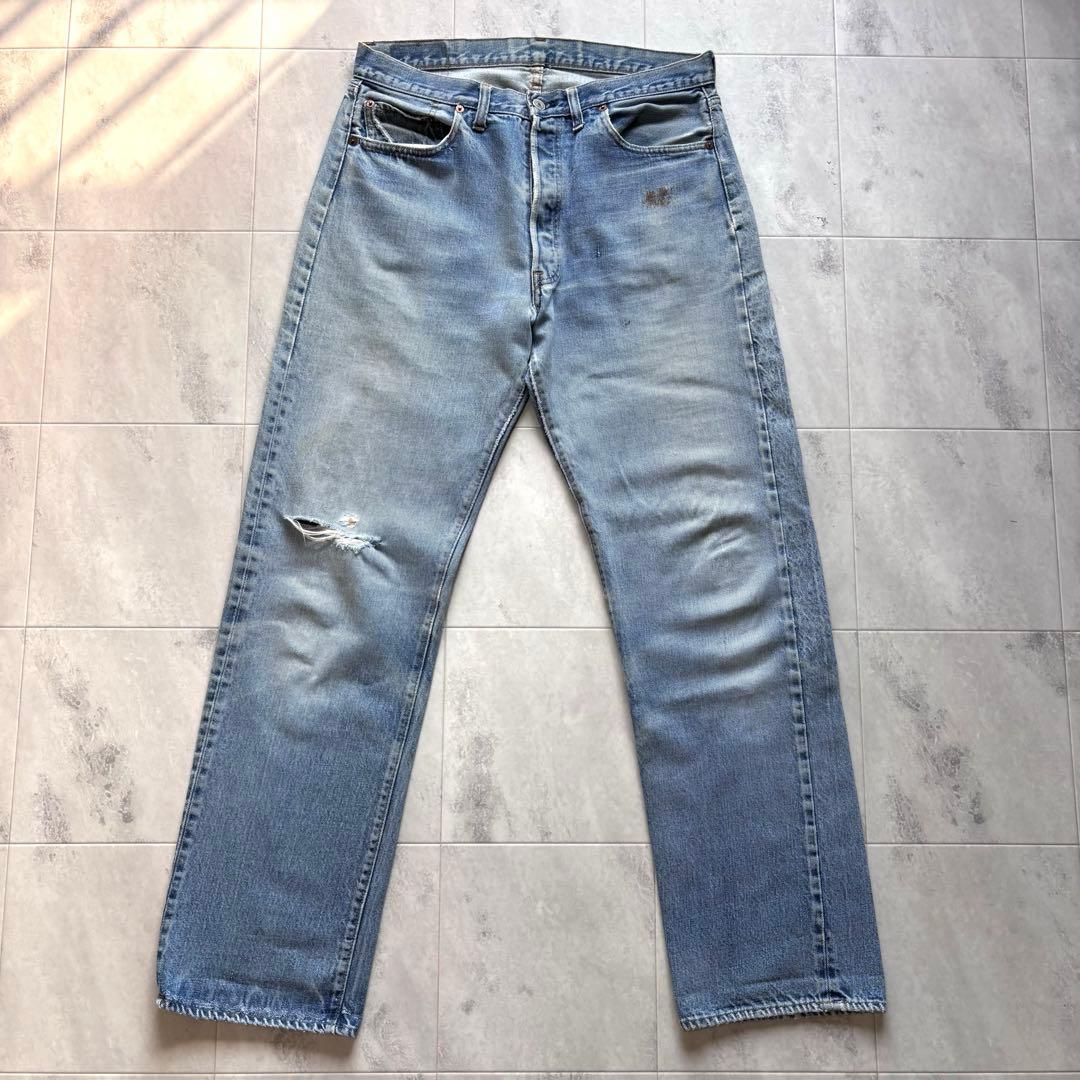 【Vintage】リーバイス501 66前期 デニムパンツ 34×32 赤耳
