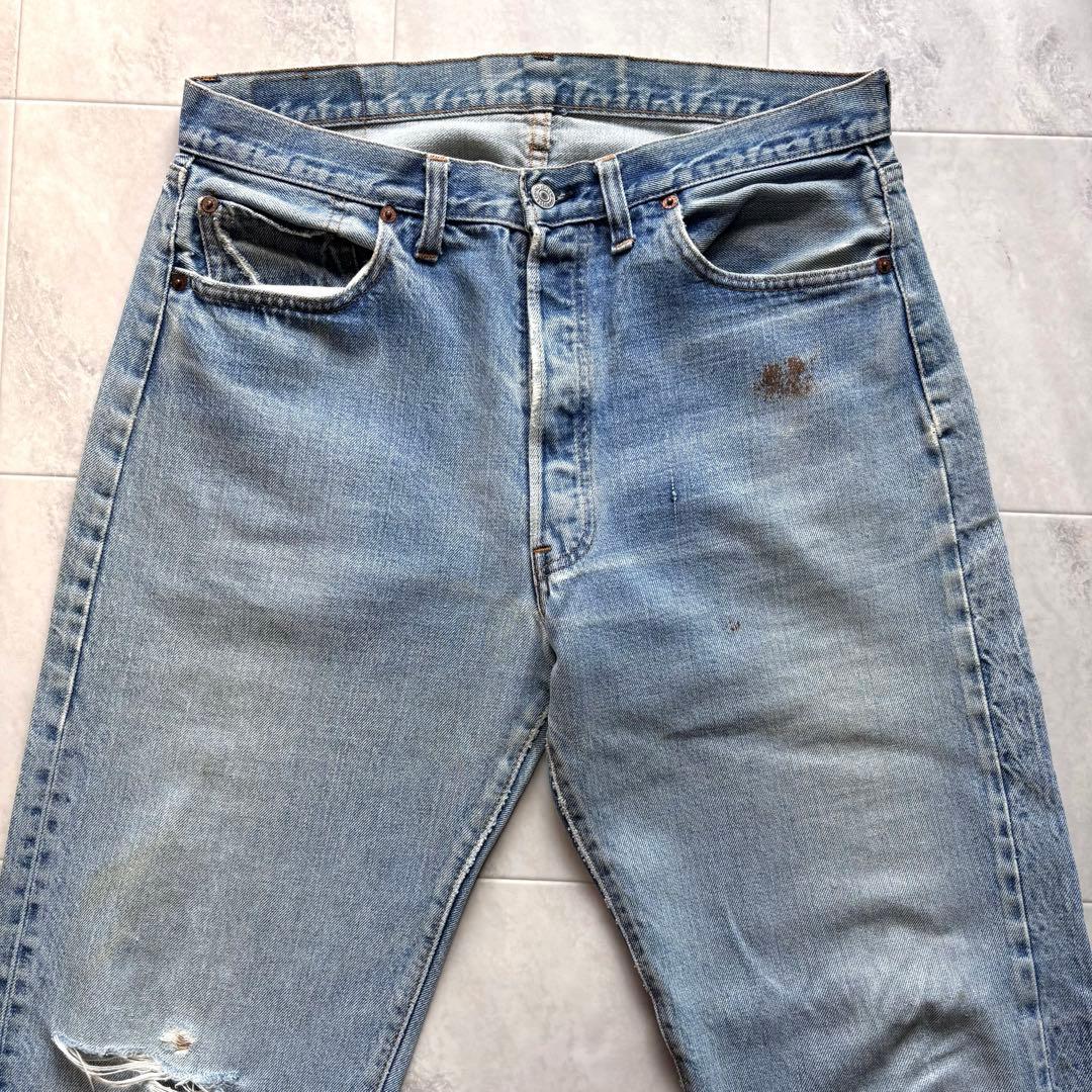 【Vintage】リーバイス501 66前期 デニムパンツ 34×32 赤耳