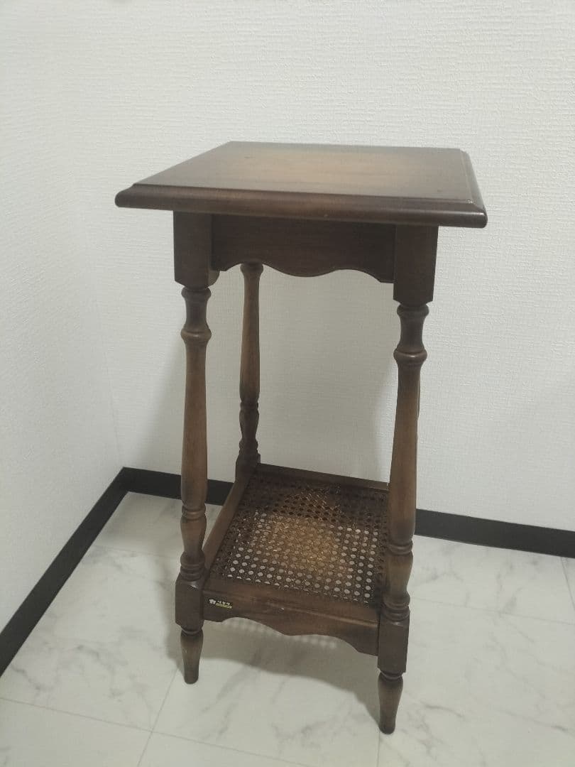 カリモク　花台　電話台　昭和レトロ