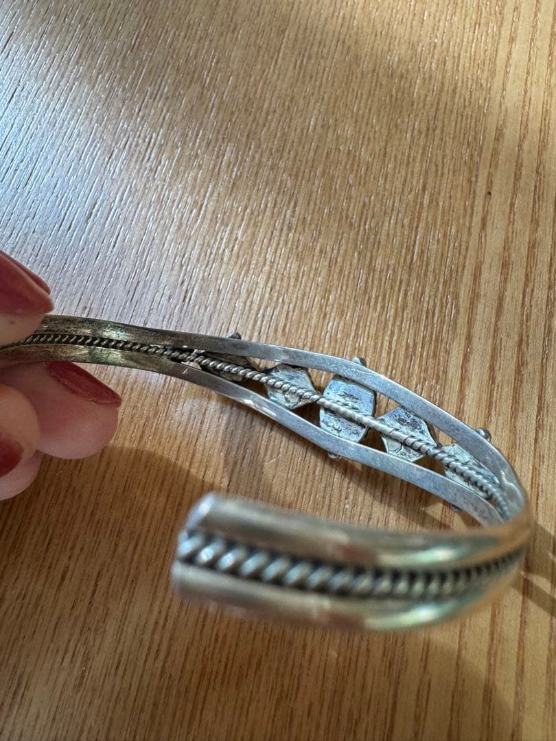 ターコイズのバングルとネックレスのセット