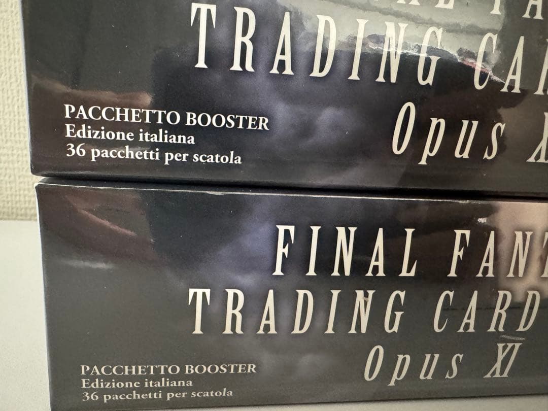 FFTCG OpusXI ソルジャーの帰還 イタリア語版 未開封BOX 2セット