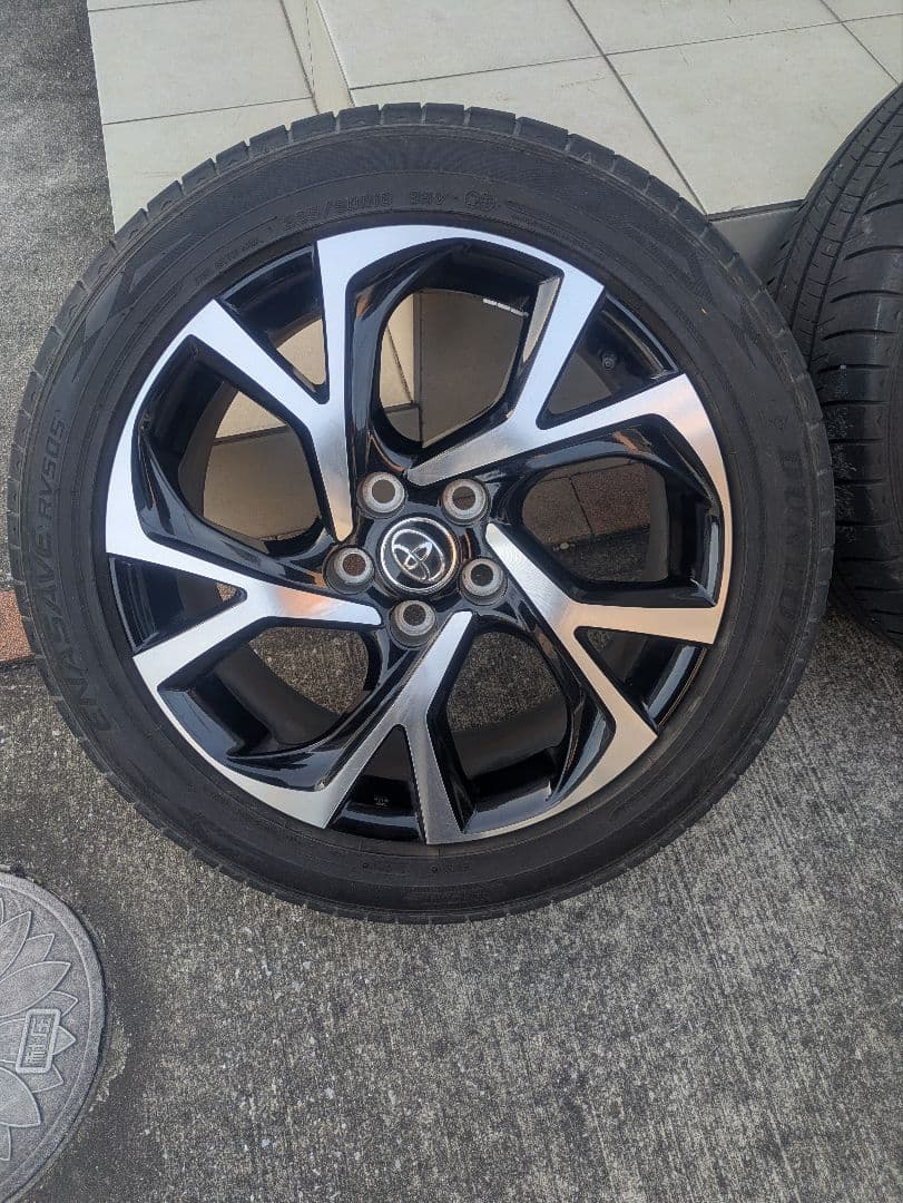 トヨタ 5スポークホイールセット 225/60R18