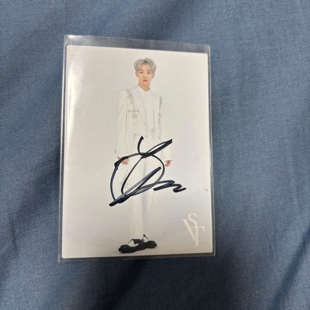 サイン入りK-POP セブチ　seventeen ホシ　スニョン