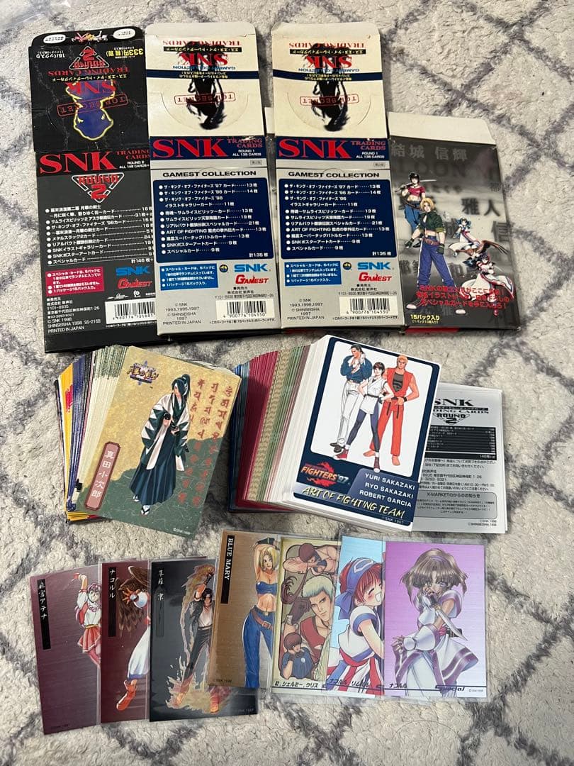 SNKトレーディングカード約340枚セット KOF 餓狼伝説 サムライスピリッツ
