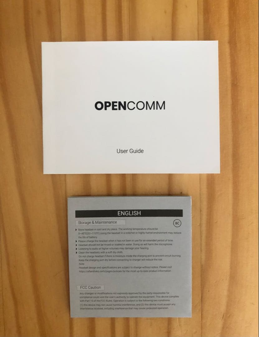 AFTERSHOKZ OPENCOMM 骨伝導ヘッドセット