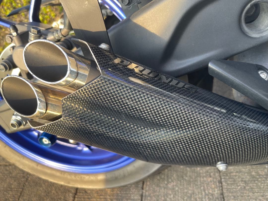 ま*ム様 PRUNUS カーボンファイバー マフラー デュアル YZF-R25