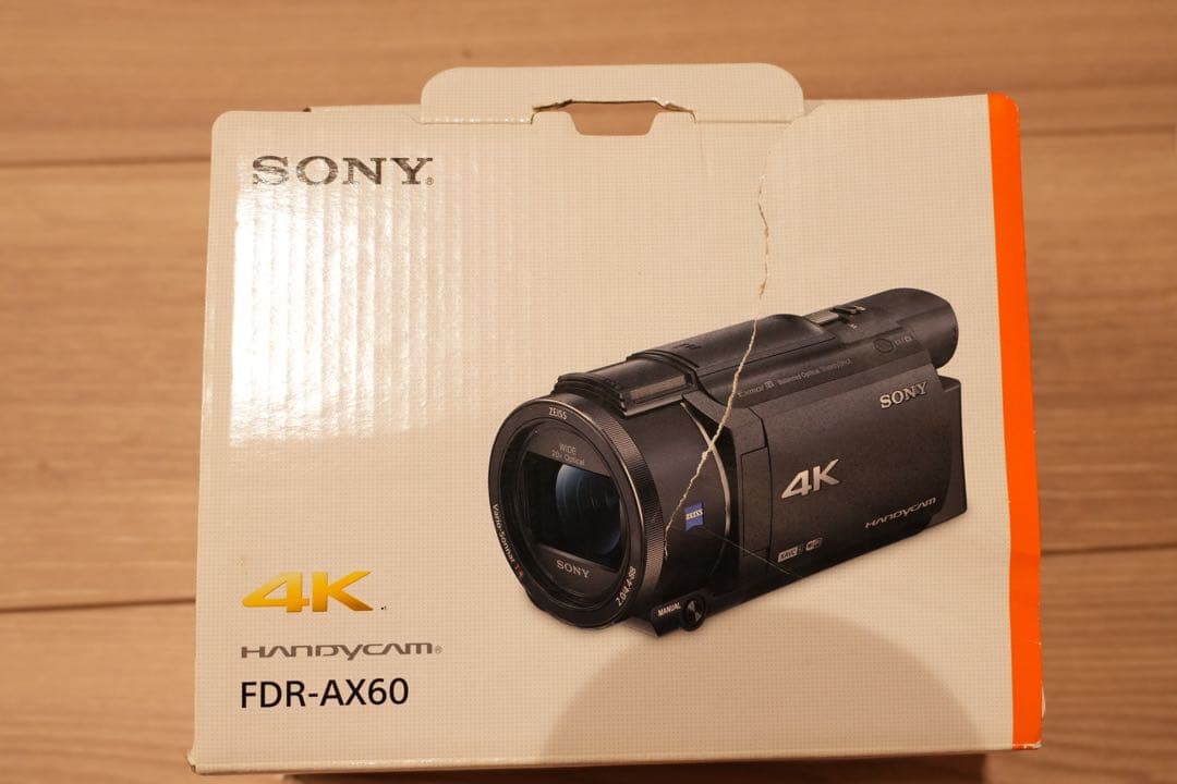【美品】SONY FDR-AX60 4K ビデオカメラ