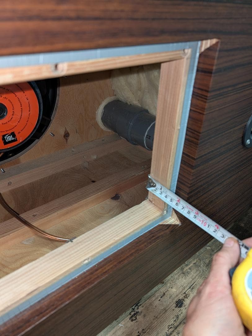 自作 JBL GTX15 38cm リアテック木目調仕上