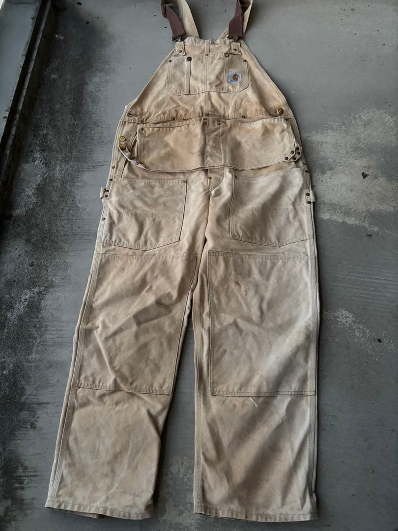 チ*イ様 80s〜 Carhartt エプロン ダブルニー ペインター パンツ