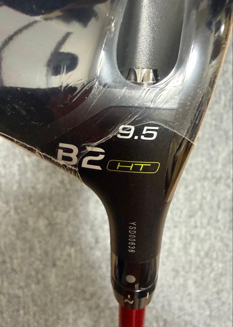 【ヘッド新品】B2HT 9.5 ベンタスTRレッド 6S グリップ新品 レンチ付
