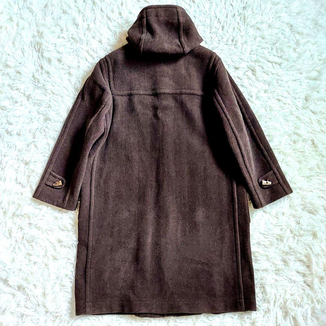 [美品]エーボンハウス　バロムブローサ　ダッフルコート　ヘリンボーン　ブラウン