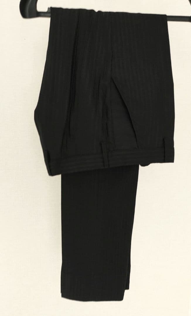 極美品　DOLCE&GABBANA　ドルガバ　スーツ　ブラック　ストライプ　46