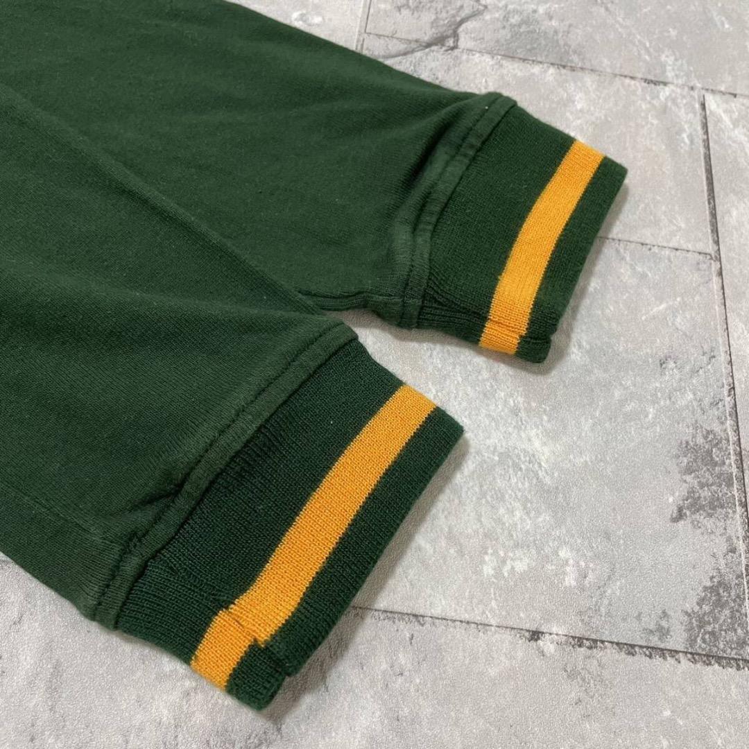 90s NIKE ラガーシャツ 長袖 刺繍ロゴ 南アフリカ代表 銀タグ ラグビー