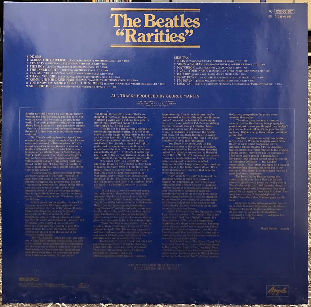THE BEATLES ビートルズ RARITIES ドイツ Orig