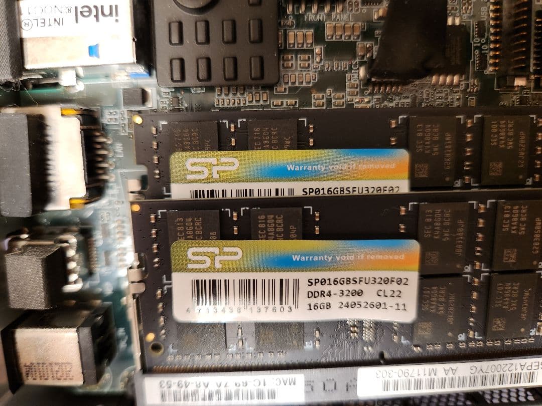 第11世代intel nuc roon rock i3　メモリ32GB