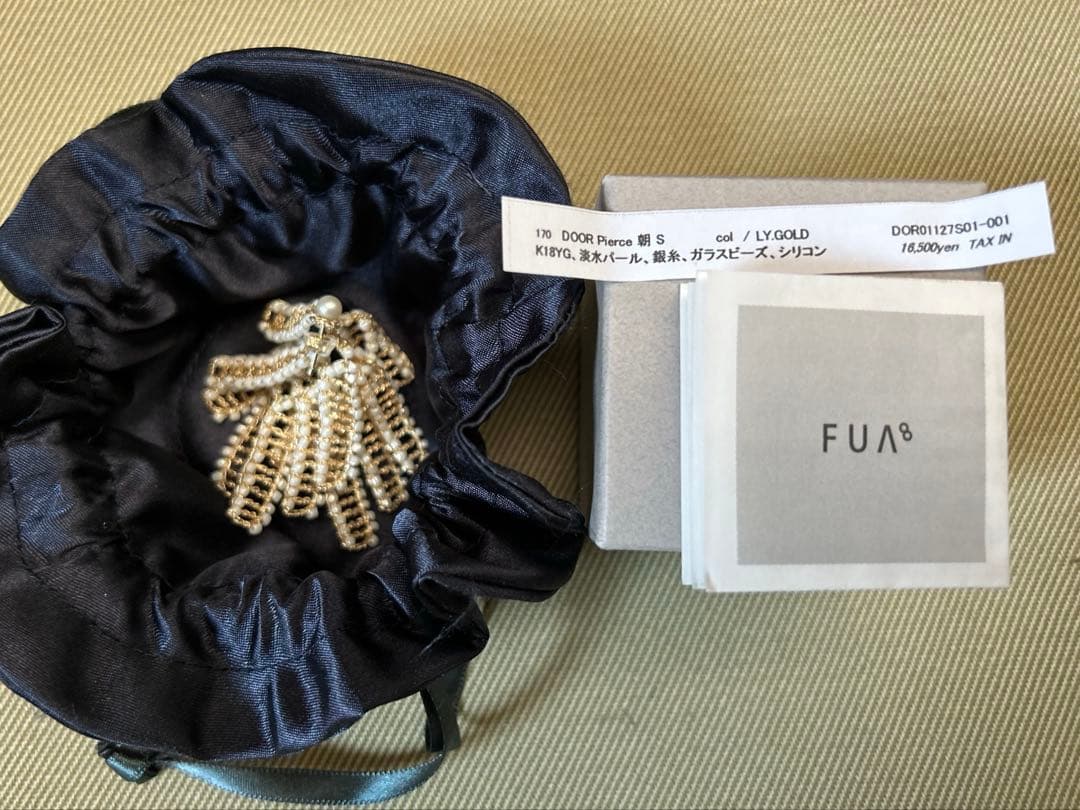 fua accessoryピアス S DOOR 朝 LY.GOLD