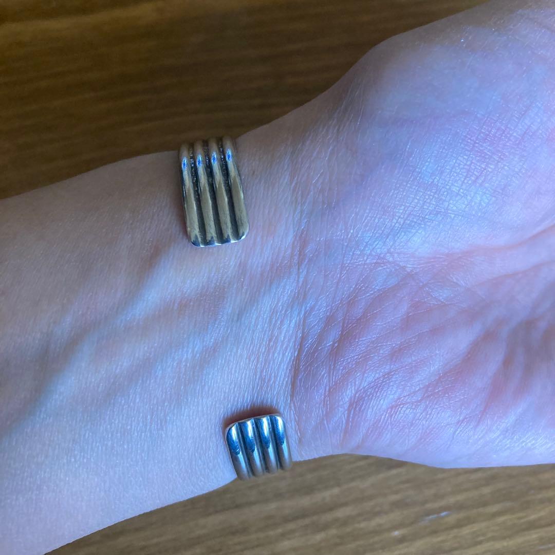 インディアンジュエリー オパール バングル シルバー