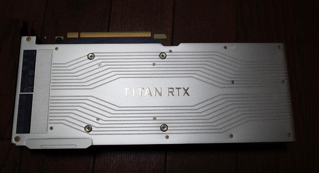 NVIDIA TITAN RTX グラフィックボード PCIExp 24GB