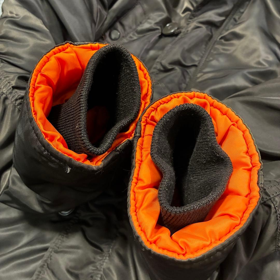 【美品】アルファインダストリーズ N-3B スリムフィット L ディープブラウン