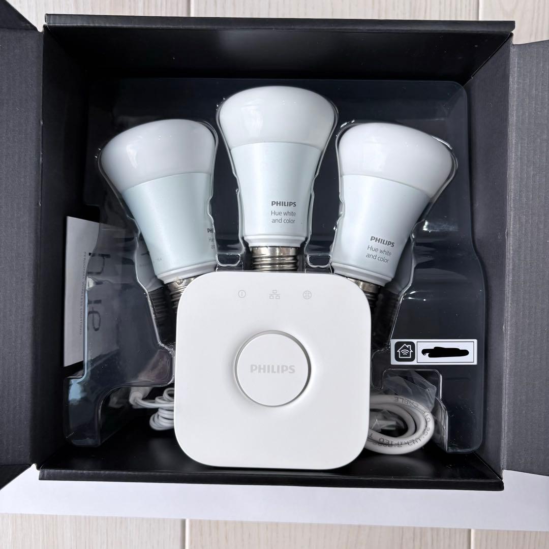【新品】フルカラー Philips Hue スターターキット スマートライト