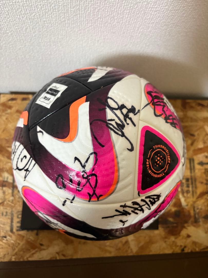 ロアッソ熊本直筆サインボール