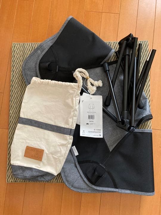 【美品】Helinox ヘリノックス コンフォートチェア　スチールグレー