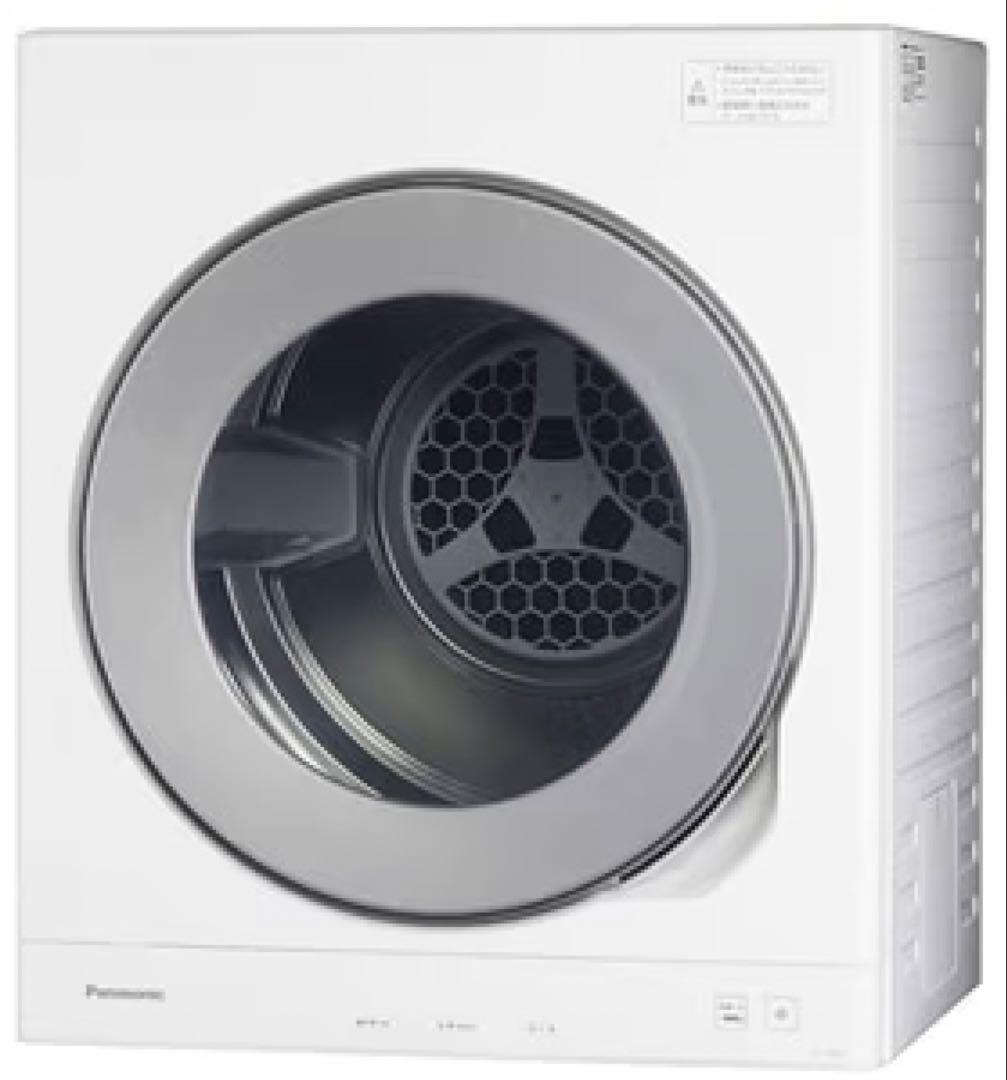 美品☆Panasonic 衣類乾燥機NH-D605-W ホワイト