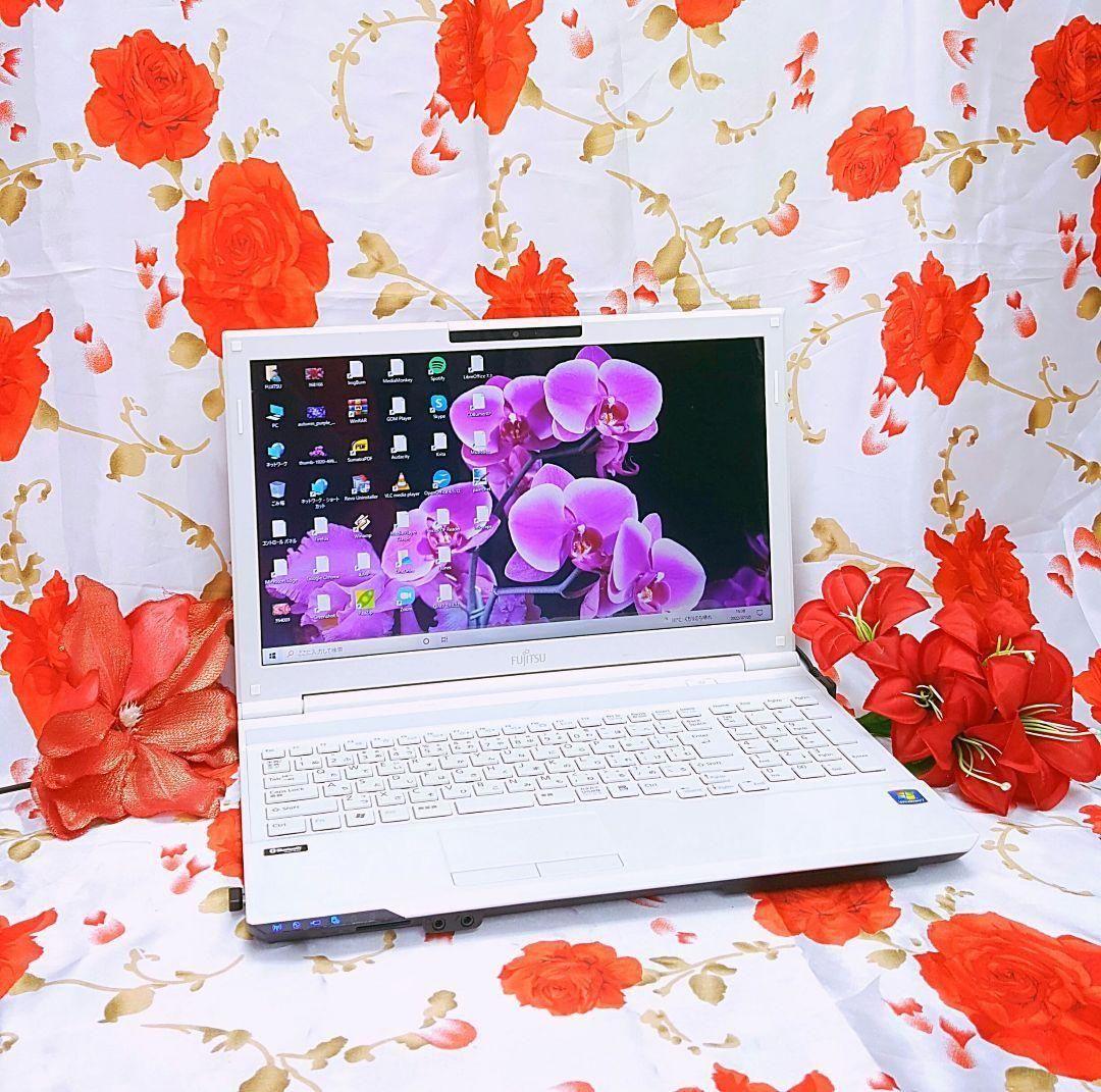 極上品/新品高速SSD256GB/DVD焼きソフト/最新Win11/テンキー/