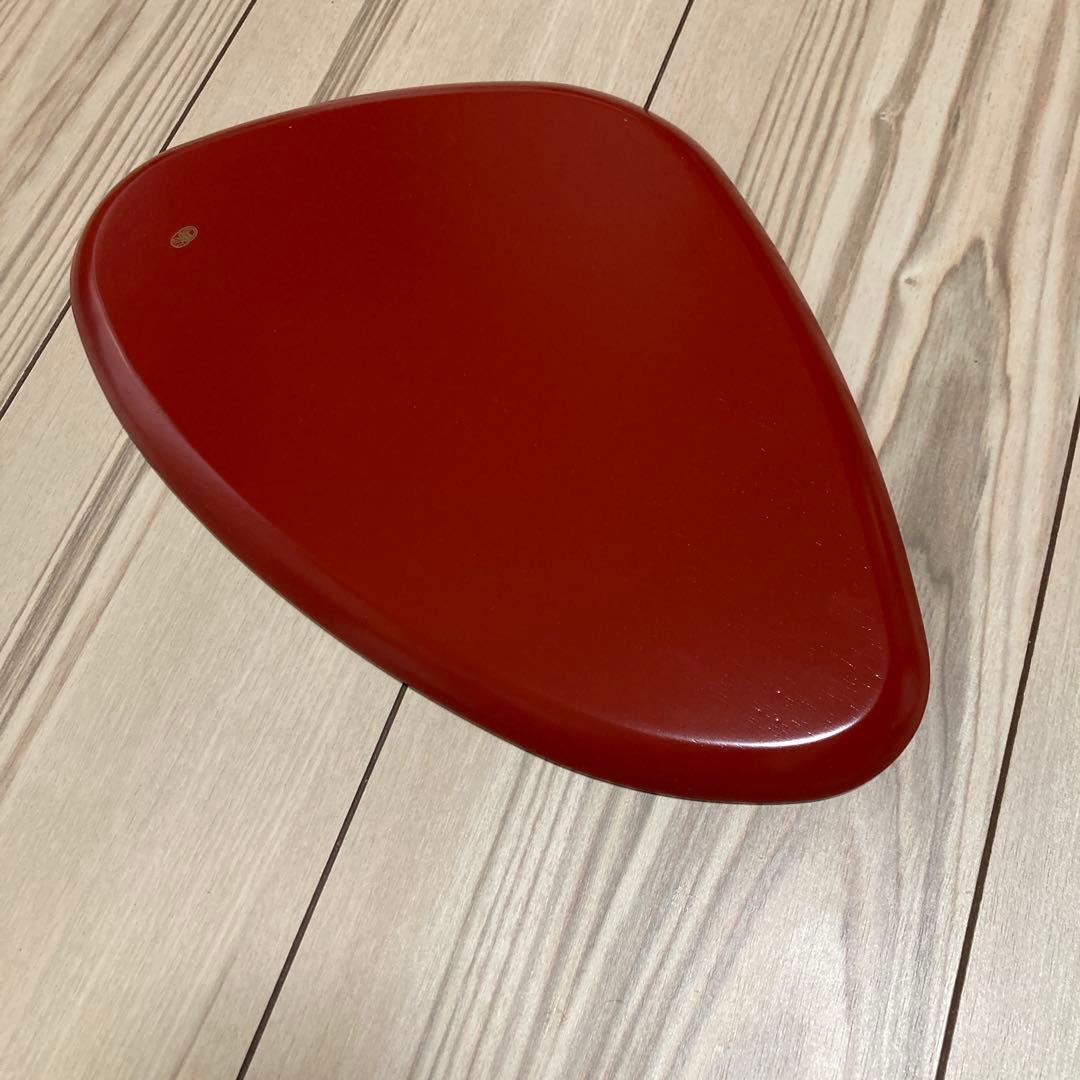 【未使用品】象彦　源氏雲　蛤型　銘々皿　菓子盆　金彩　京都平安　黒5枚　赤１枚