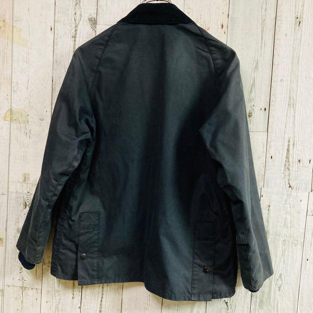Barbour バブアー　ビデイル　ネイビー　XL 英国製　オイルドジャケット