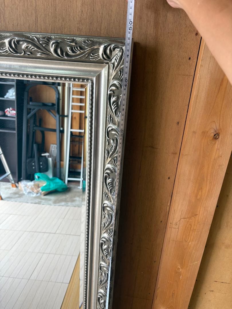 【引取限定】全身鏡 アンティーク調 ミラー 大型 ヴィンテージ バロック
