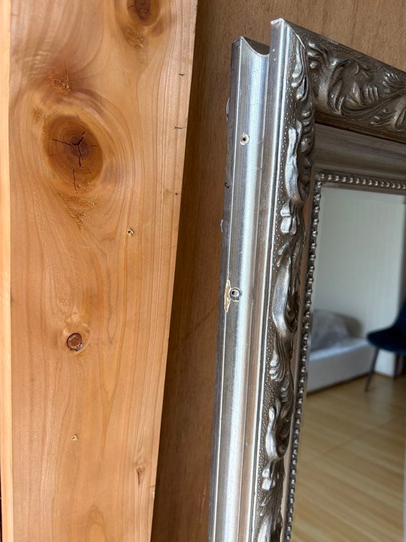 【引取限定】全身鏡 アンティーク調 ミラー 大型 ヴィンテージ バロック
