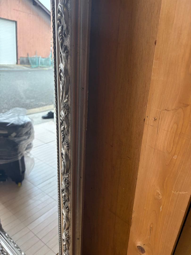 【引取限定】全身鏡 アンティーク調 ミラー 大型 ヴィンテージ バロック