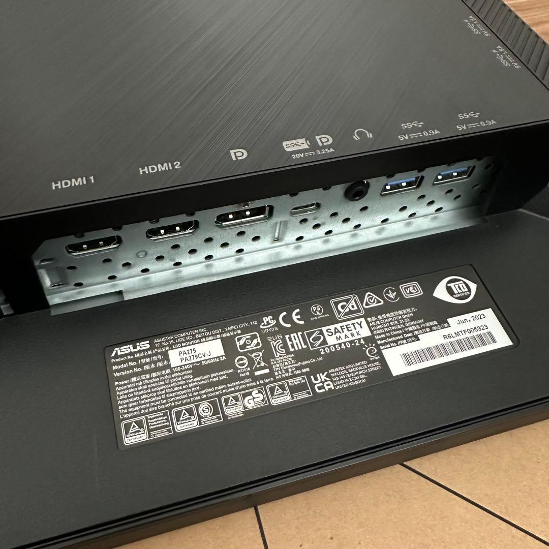 ASUS ProArt PA279CV-J 4K 27” モニター