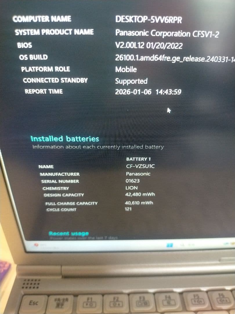 高性能　Panasonic☆CF-SV1RDLVS☆第11世代