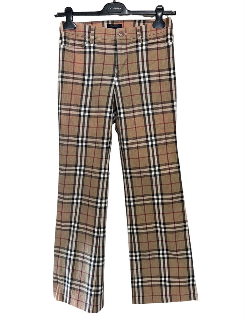 希少♡ 美品♡ バーバリーロンドン ノバチェック ストレート パンツ デニム