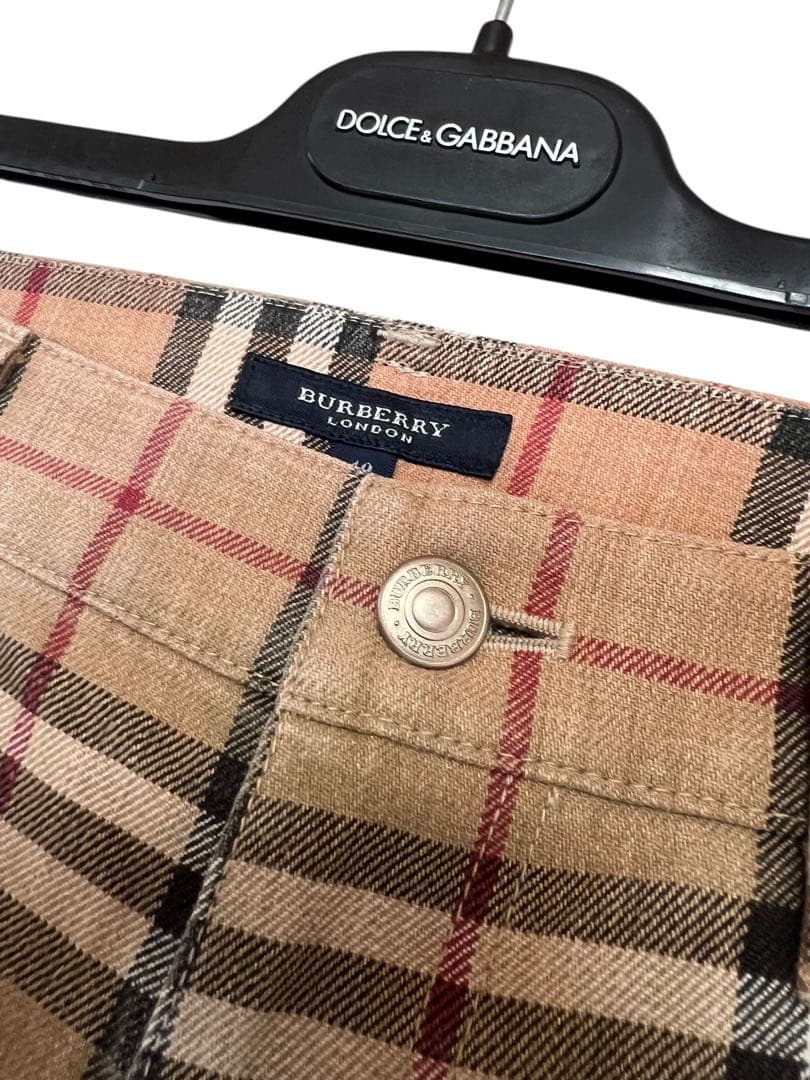 希少♡ 美品♡ バーバリーロンドン ノバチェック ストレート パンツ デニム