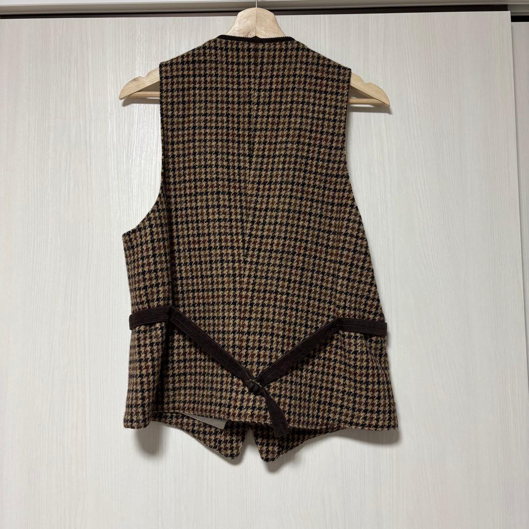 BEAMS＋　ハリスツイード　ジレ