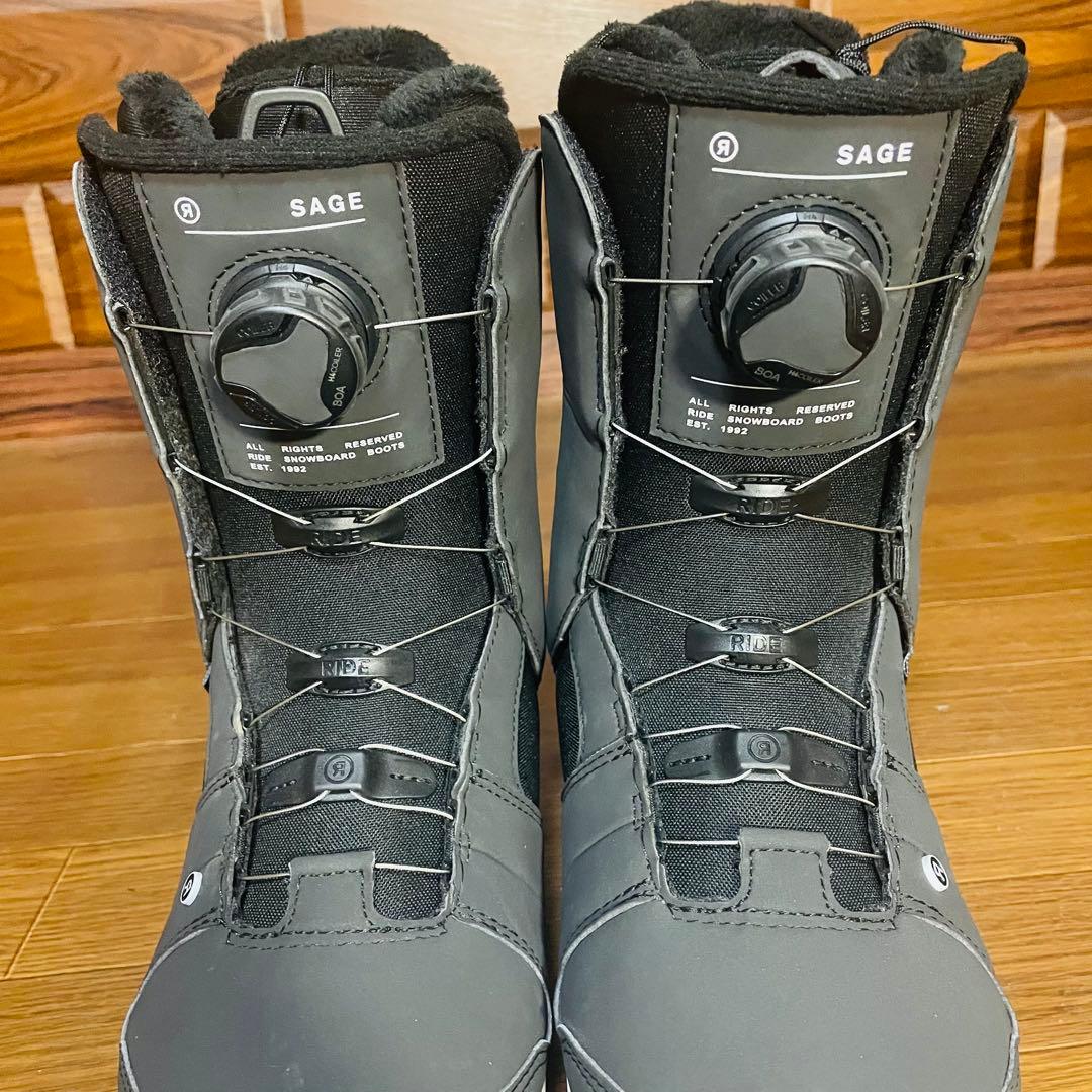 【超美品】RIDE ライド　SAGE BOA スノーボードブーツ 24.5cm