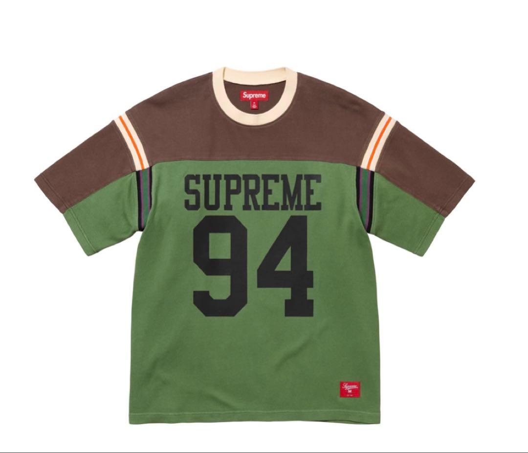 シャツ supreme week8 Split S/S Football Top L