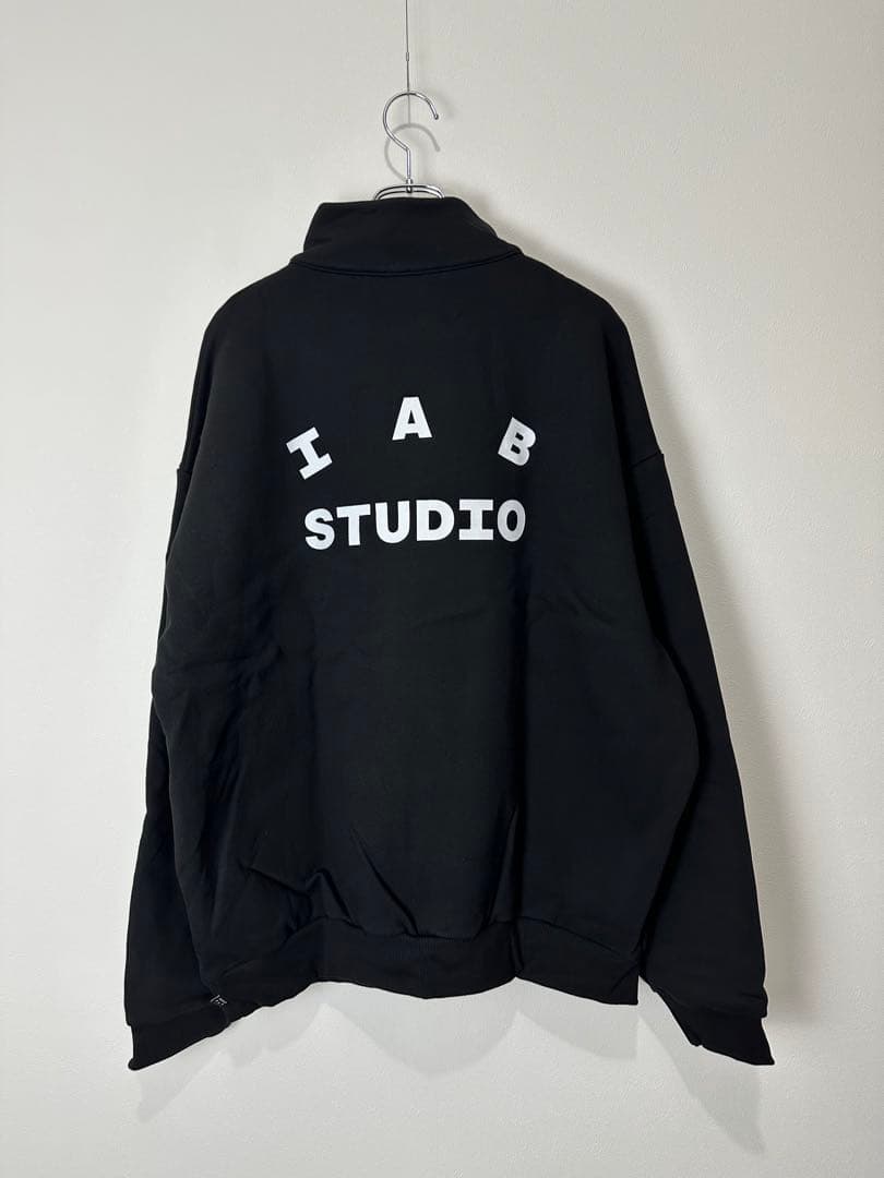 IAB Studio Half Zip-Up Black White XLサイズ