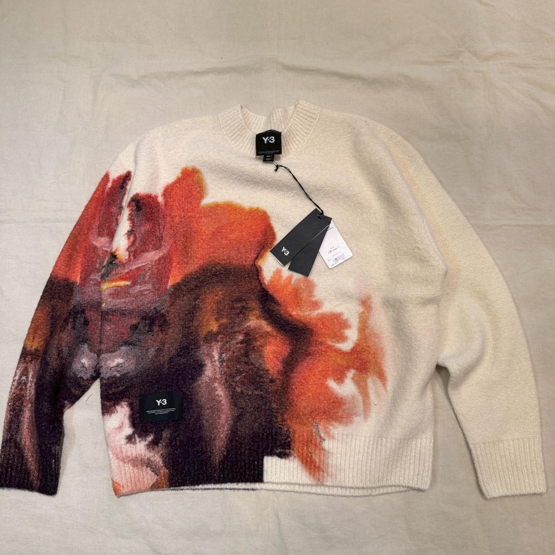 25aw 新品 正規品 Y-3 ワイスリー クルーネックニット M