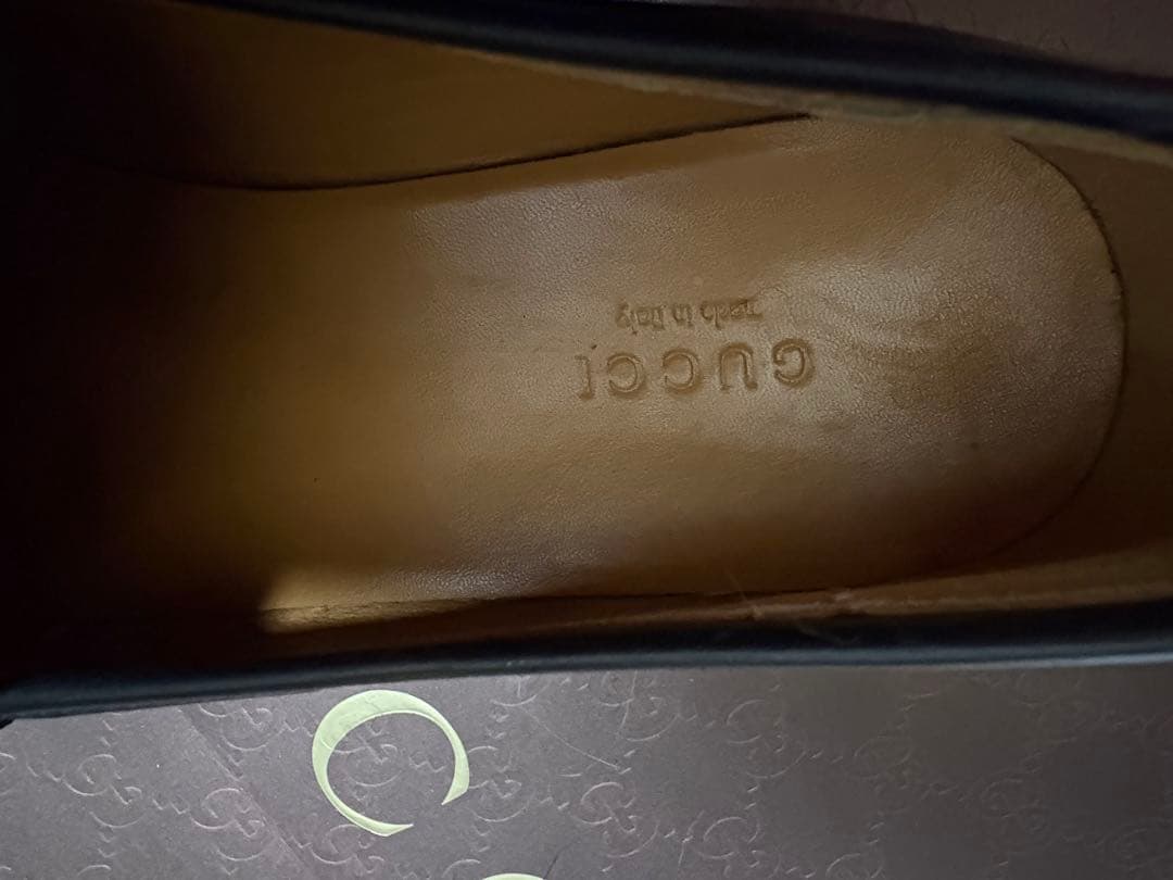 GUCCI ローファー 39ゴールドチェーン