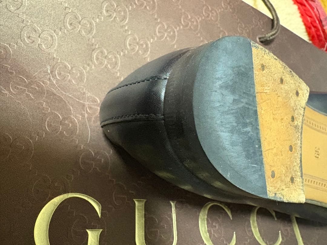 GUCCI ローファー 39ゴールドチェーン