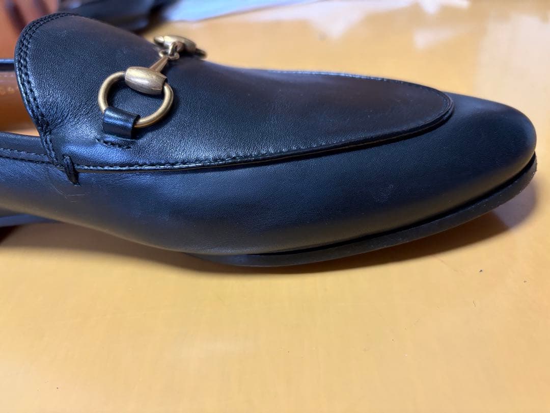 GUCCI ローファー 39ゴールドチェーン