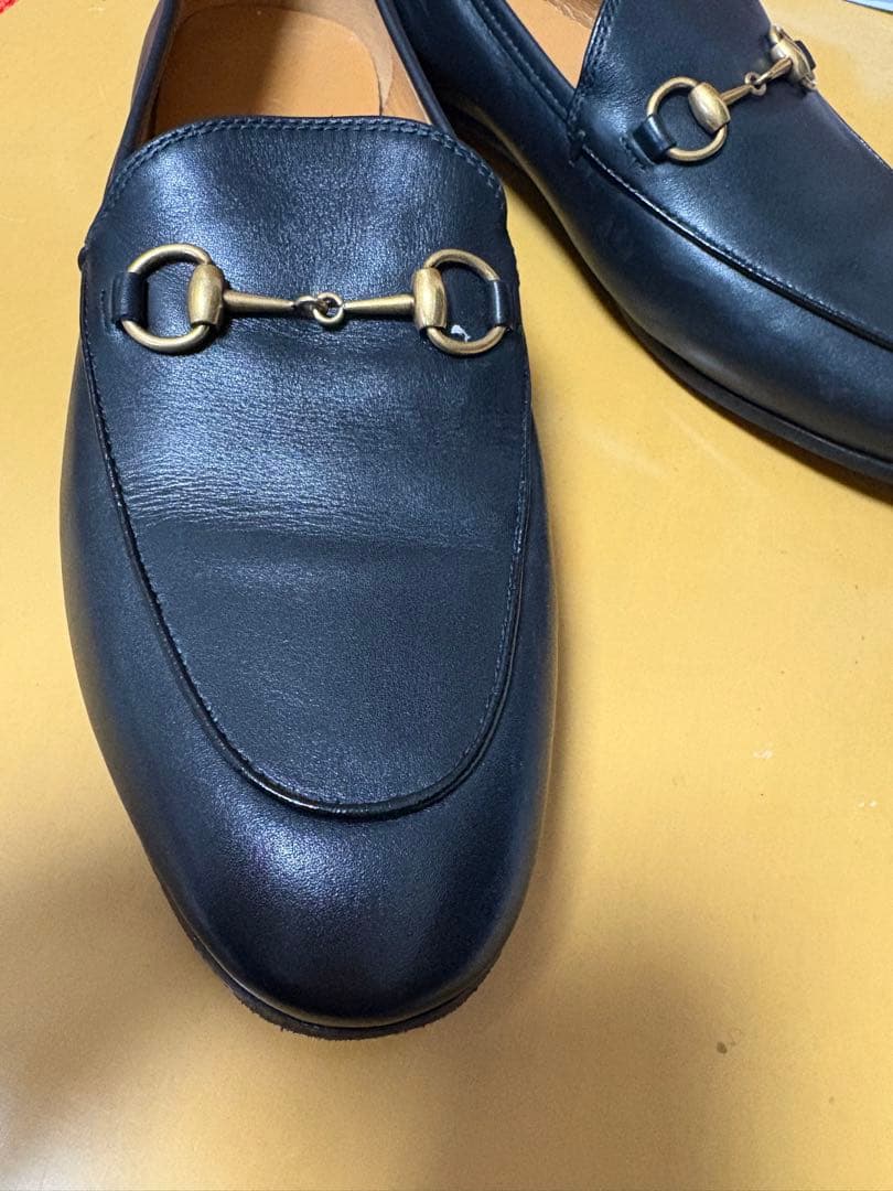 GUCCI ローファー 39ゴールドチェーン