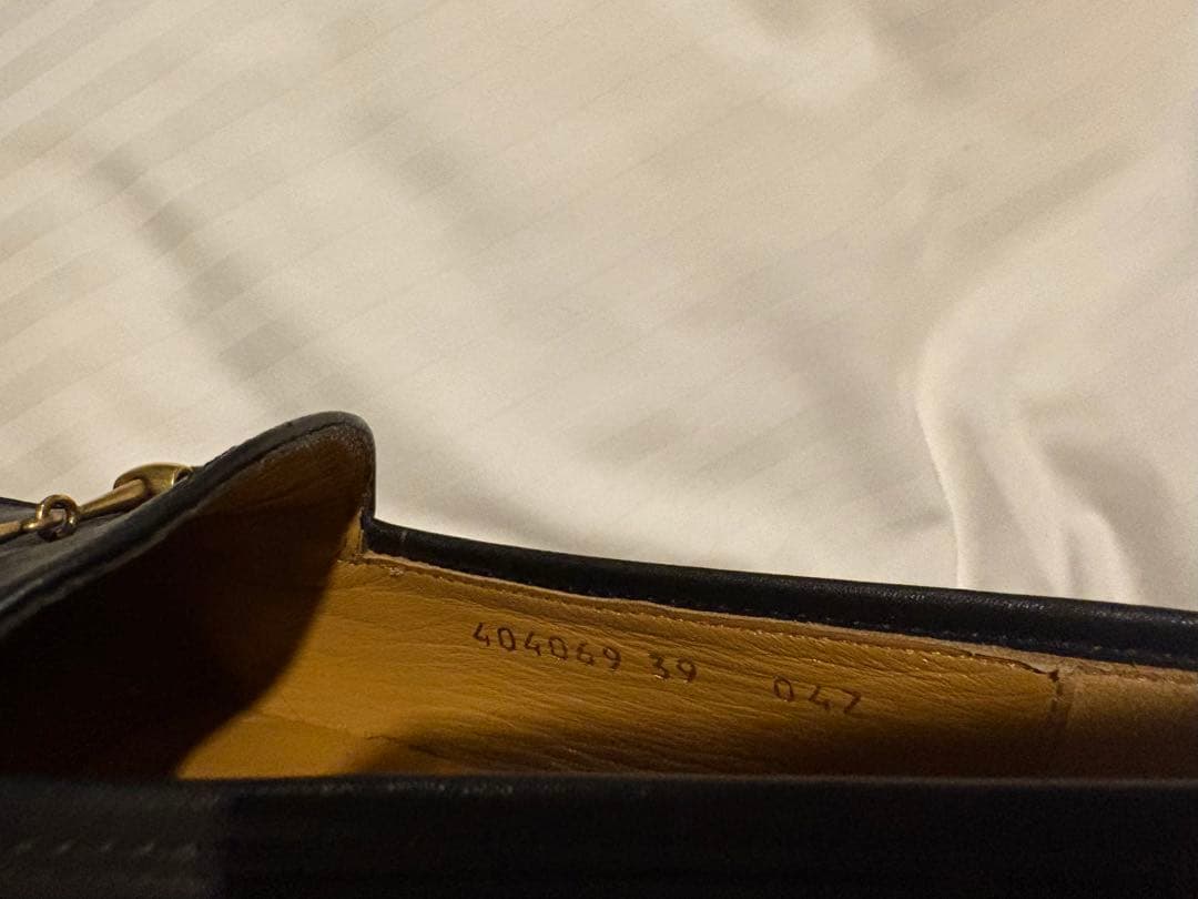 GUCCI ローファー 39ゴールドチェーン